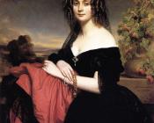 弗朗兹 夏维尔 温特哈特 : Portrait of Claire de Bearn Duchess of Vallombrosa